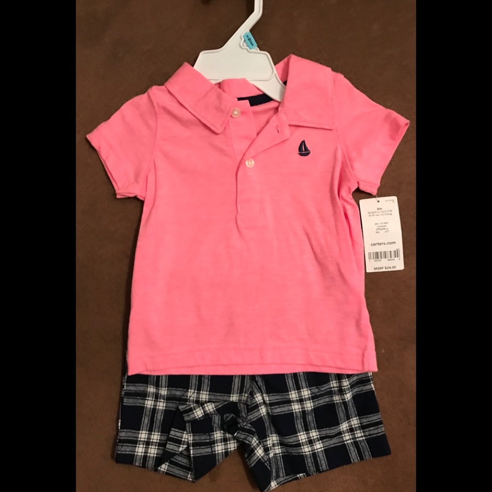 Polo tee with Matching Shorts